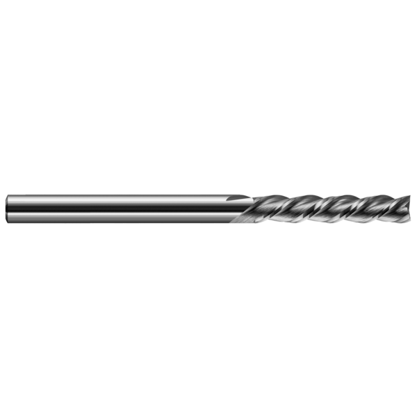 Harvey Tool End Mill for Plastics - 3 Flute - Square, 0.0312" (1/32) 864331